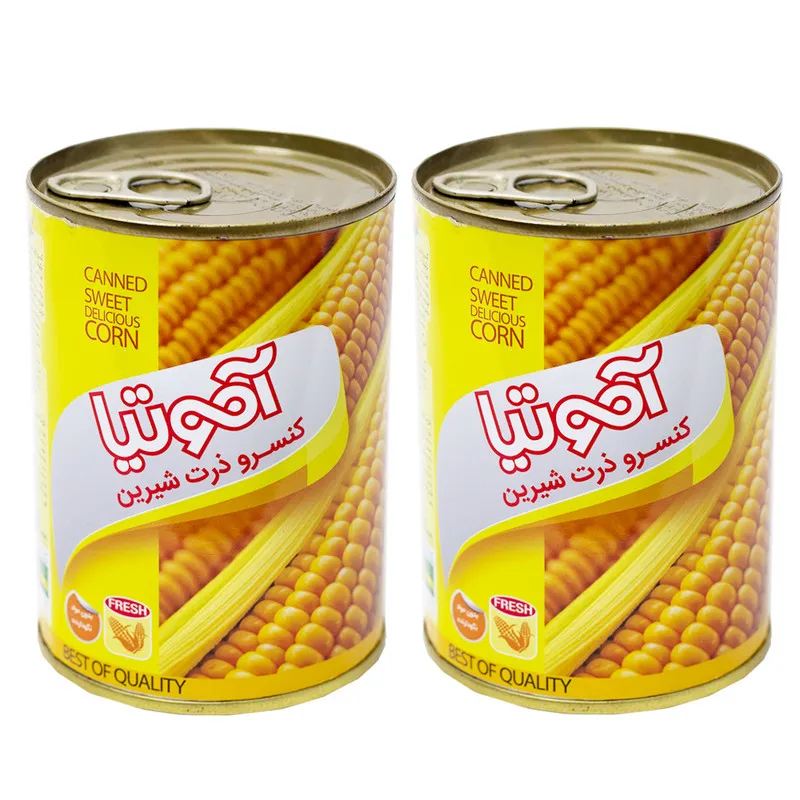 عکس کنسرو ذرت شیرین آموتیا ۴۰۰ گرمی