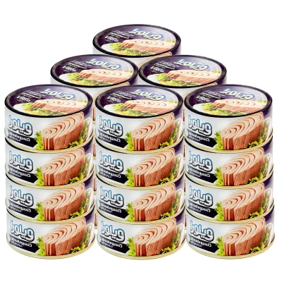 کنسرو ماهی تن در روغن گیاهی ویلورا
