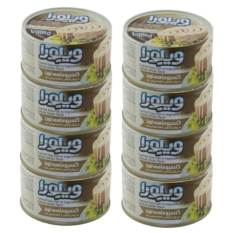 کنسرو ماهی تن ویلورا در روغن گیاهی ۱۸۰ گرمی