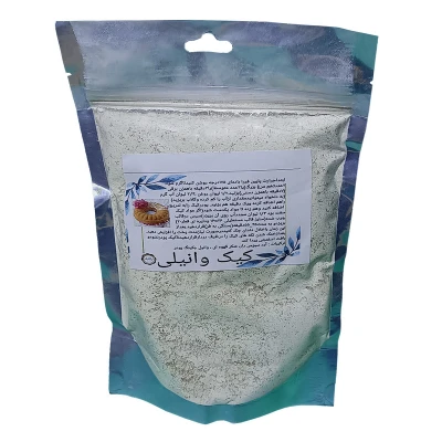 پودر کیک وانیلی با آرد سبوس دار ارگانیک