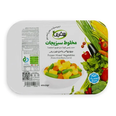 مخلوط سبزیجات منجمد بهفرین