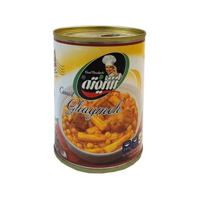 کنسرو خورشت قیمه و سیب زمینی شیفته