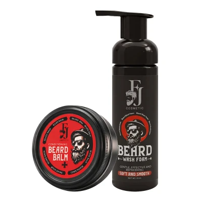 شامپو و کرم ریش و سبیل افجه مدل BEARD-WfA