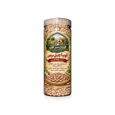 لوبیا چیتی ظرف پت 900 گرم