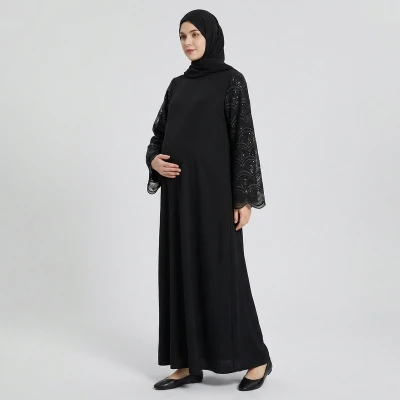 مانتو بارداری مدل مجلسی استین گیپور کد 106