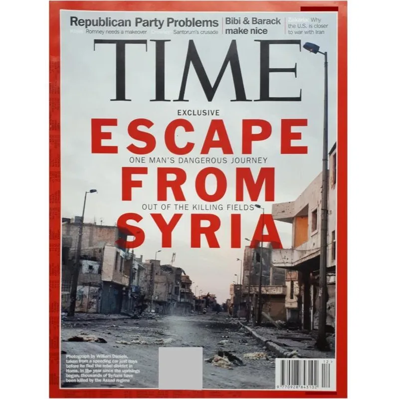 مجله انگلیسی تایم مدل مارچ 2012
