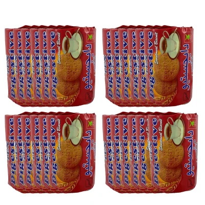 بیسکویت دایجستیو سبوس دار آناتا ۱۸۰ گرمی