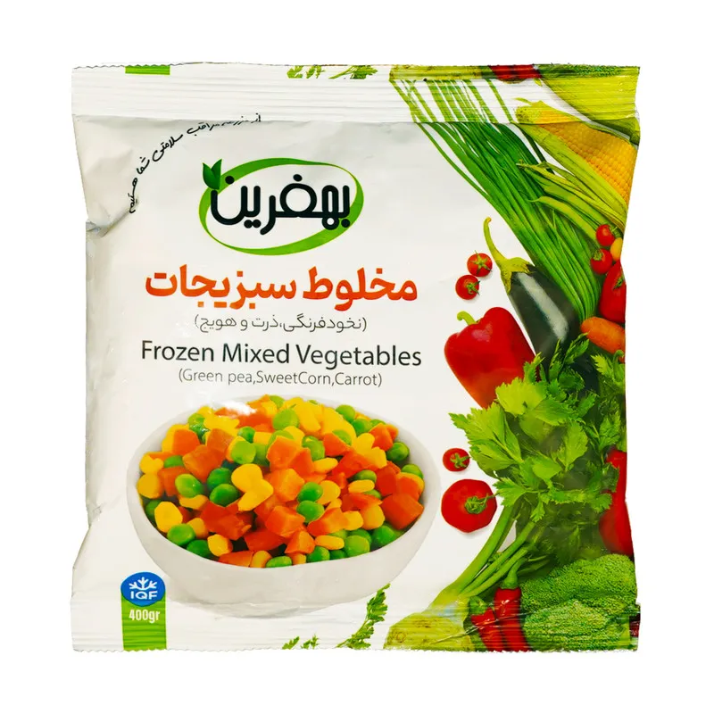 مخلوط سبزیجات منجمد بهفرین
