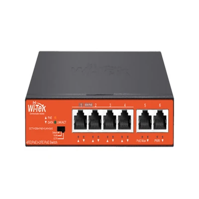 سوئیچ POE شش پورت وای-تک مدل WI-PS205(V4)
