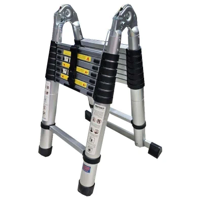 نردبان تلسکوپی دوطرفه باس مدل LIFE STYLE-ladder2w