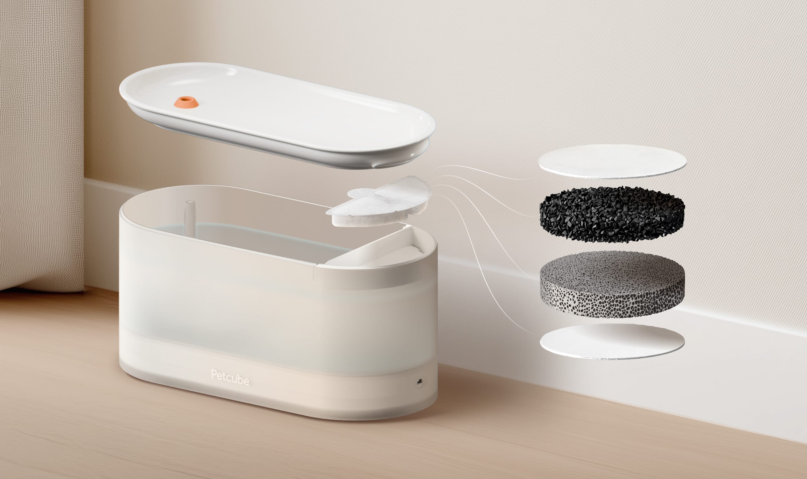 Petcube از اولین آب‌نمای خود برای محافظت از سلامت گربه‌ها رونمایی کرد