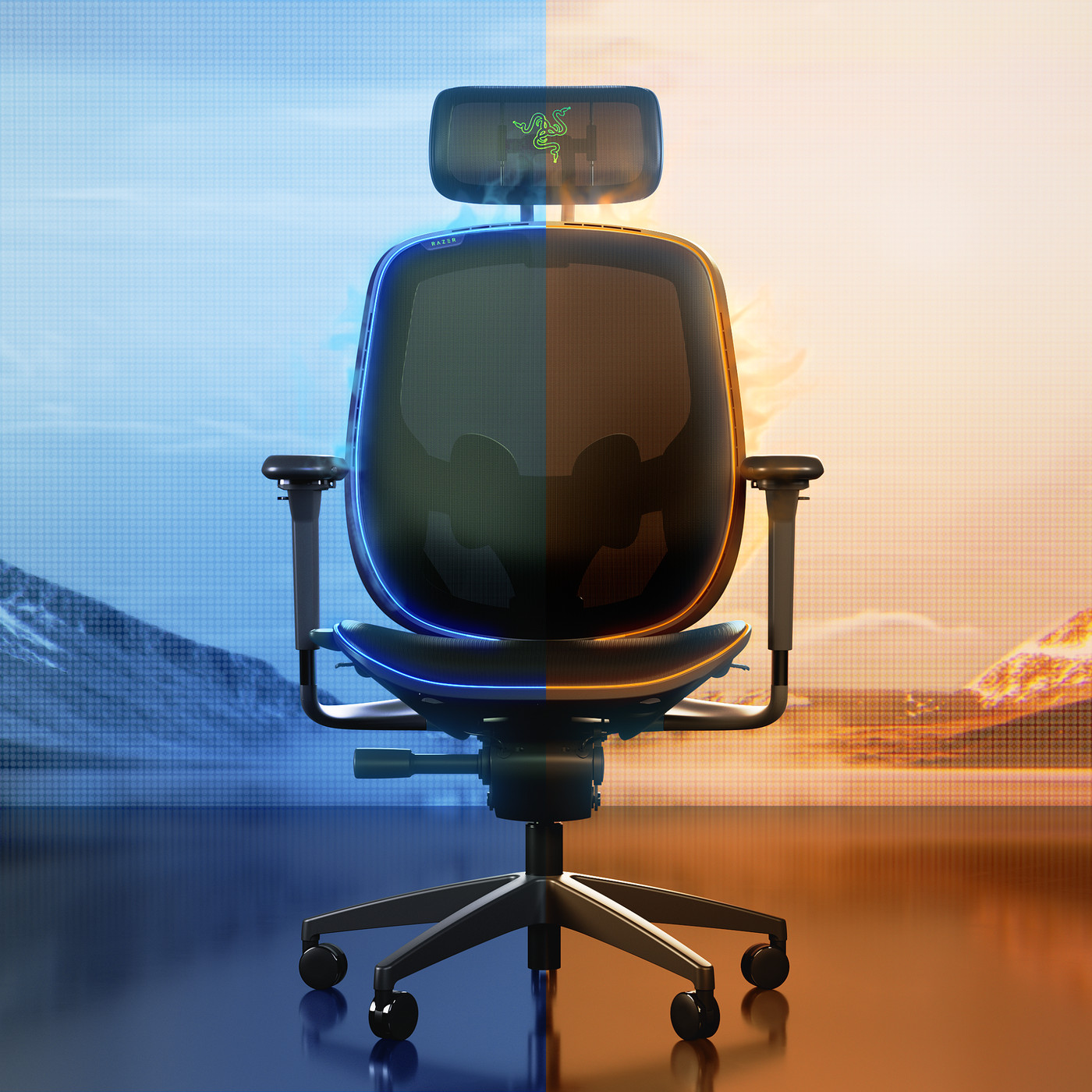 معرفی صندلی گیمینگ مفهومی Razer با قابلیت گرمایش و سرمایش در CES 2025