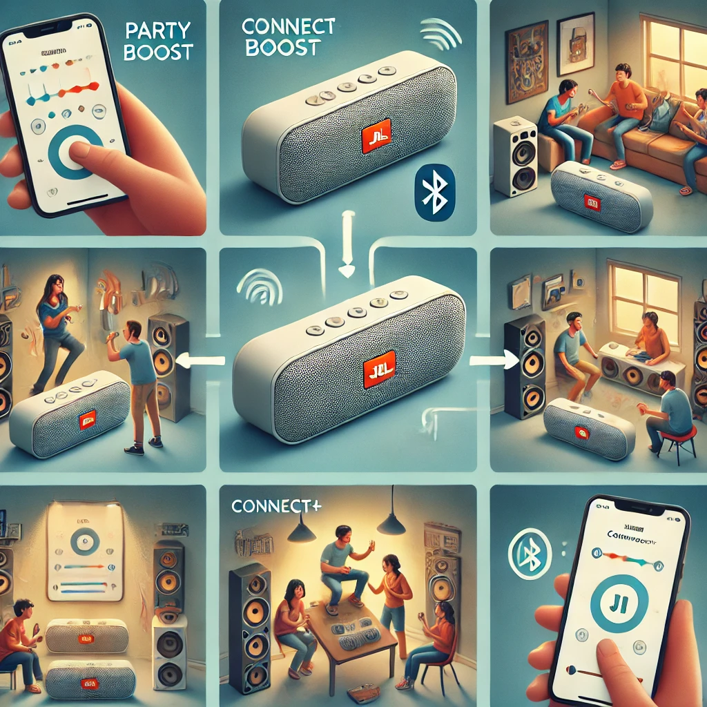 چگونه چند اسپیکر JBL را به هم متصل کنیم؟