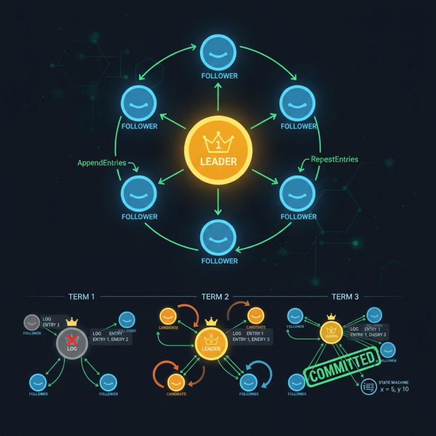 الگوریتم اجماع رافت (Raft) چیست؟