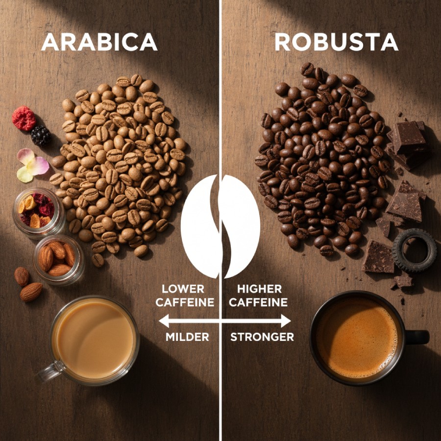 مقایسه قهوه عربیکا و روبوستا