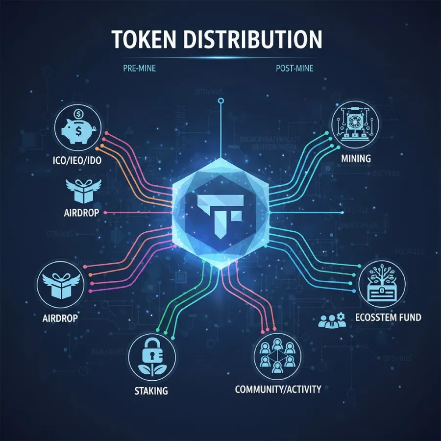 توزیع توکن (Token Distribution) چیست؟