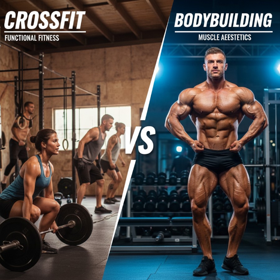 مقایسه کراس فیت و بدنسازی