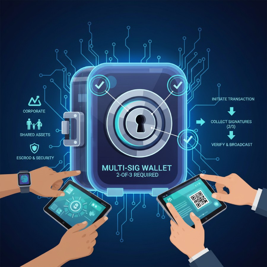 کیف پول چند امضایی (Multi-Signature Wallet) چیست؟