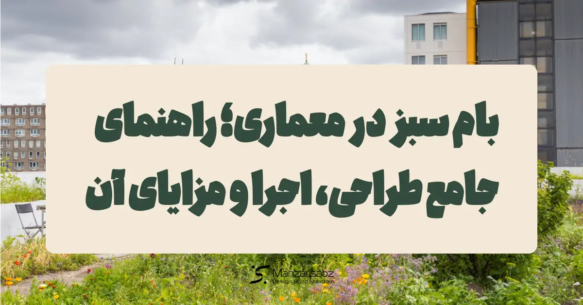 بام سبز در معماری؛ راهنمای جامع طراحی، اجرا و مزایای زیست محیطی